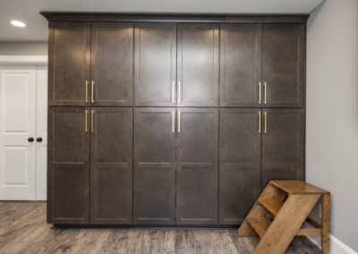 Cozy Retreat Basement Renovation - storage area