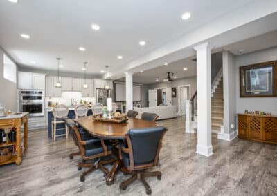 Cozy Retreat Basement Renovation - seating area
