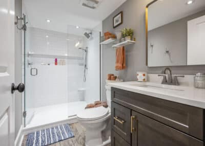 Cozy Retreat Basement Renovation - bathroom