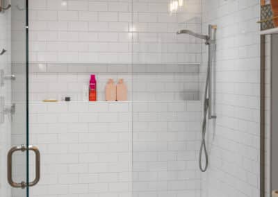 Cozy Retreat Basement Renovation - shower
