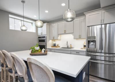 Cozy Retreat Basement Renovation - kitchen